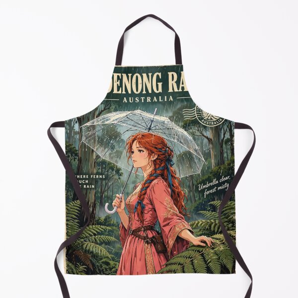Item preview, Australia, Dandenong Ranges - Rainy Greenery in the Dandenongs designed and sold by DibujandoPorfa.