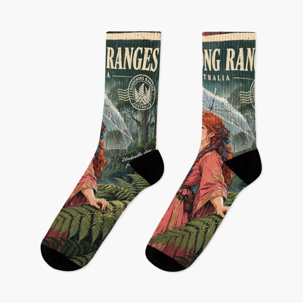 Item preview, Australia, Dandenong Ranges - Rainy Greenery in the Dandenongs designed and sold by DibujandoPorfa.