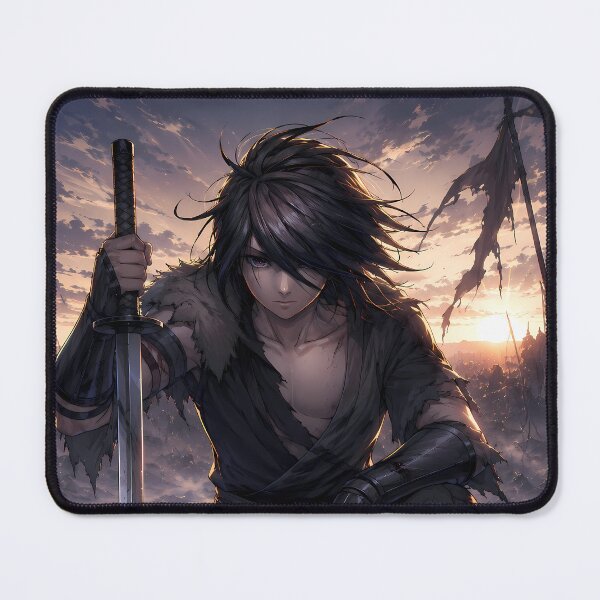 Item preview, Hyakkimaru Dororo Solitary Guardian Resting at a Fallen Battlefield designed and sold by mildaclairmo.