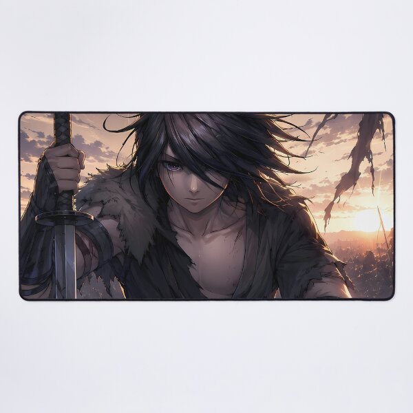 Item preview, Hyakkimaru Dororo Solitary Guardian Resting at a Fallen Battlefield designed and sold by mildaclairmo.