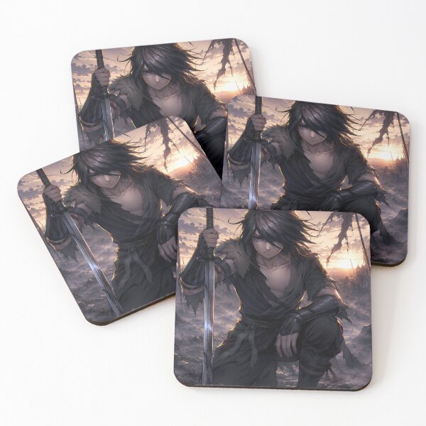 Item preview, Hyakkimaru Dororo Solitary Guardian Resting at a Fallen Battlefield designed and sold by mildaclairmo.