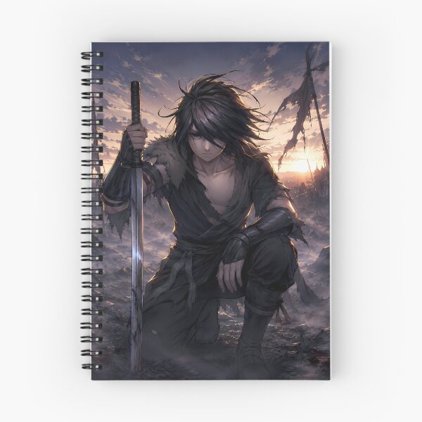 Item preview, Hyakkimaru Dororo Solitary Guardian Resting at a Fallen Battlefield designed and sold by mildaclairmo.