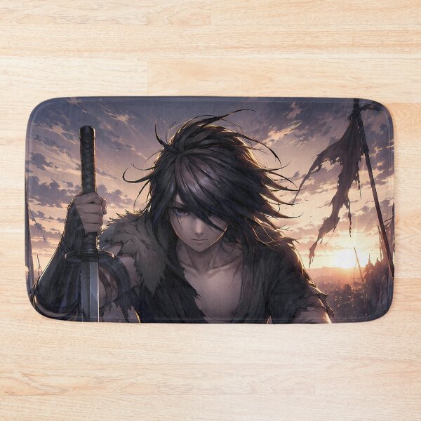 Item preview, Hyakkimaru Dororo Solitary Guardian Resting at a Fallen Battlefield designed and sold by mildaclairmo.