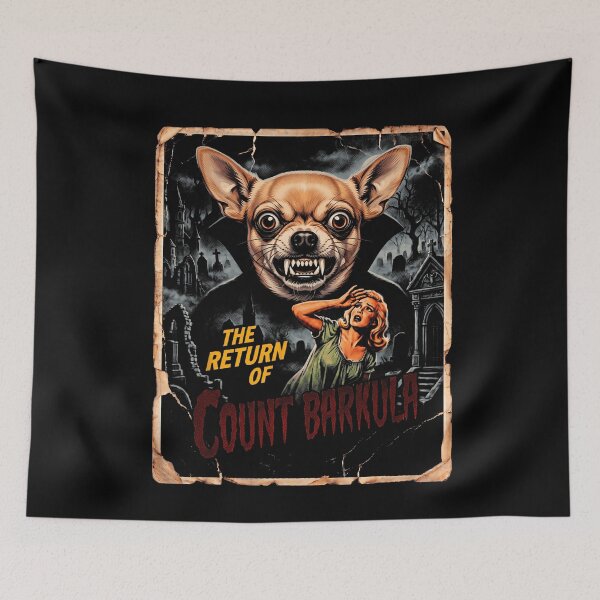 Item preview, Count Barkula Chihuahua Vampire Halloween Horror designed and sold by VioletNance.