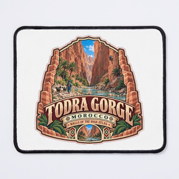Item preview, Todra Gorge Morocco Walls Of The High Atlas Rock Climbing Adventure Traveler designed and sold by Star3NowForMe.