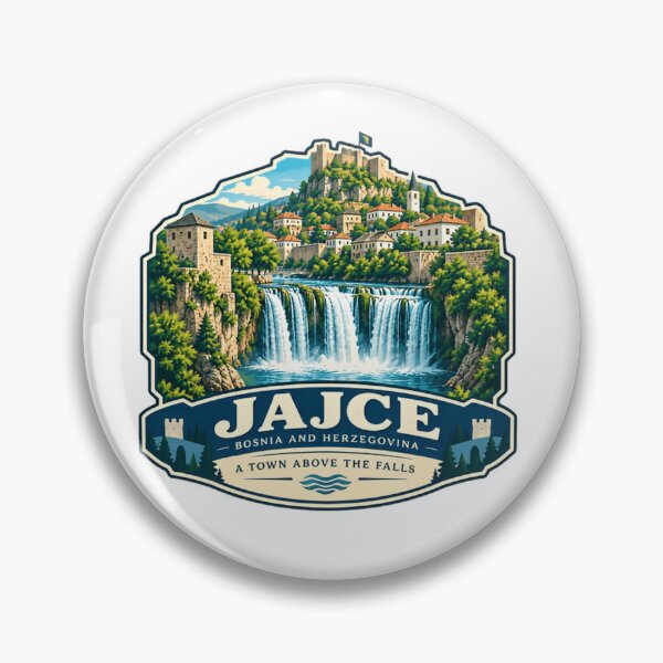 Item preview, Jajce Bosnia And Herzegovina A Town Above The Falls Travel Tourism Souvenir designed and sold by Simsimah26Parks.