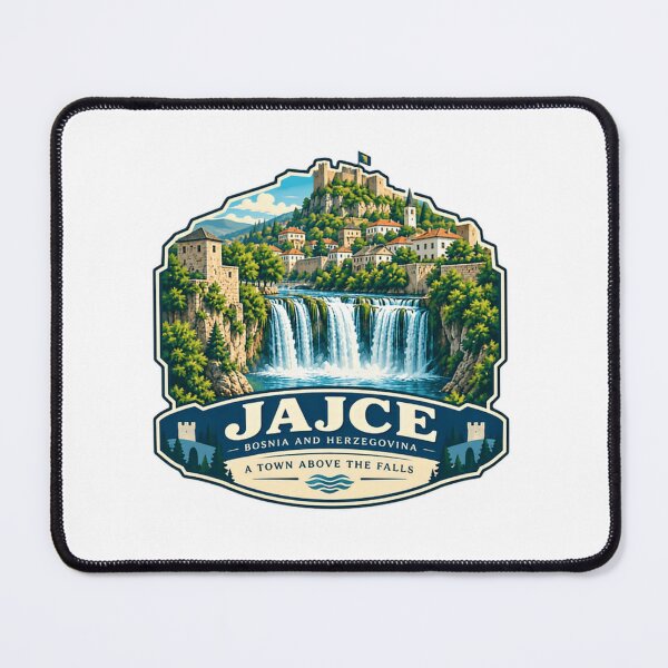 Item preview, Jajce Bosnia And Herzegovina A Town Above The Falls Travel Tourism Souvenir designed and sold by Simsimah26Parks.