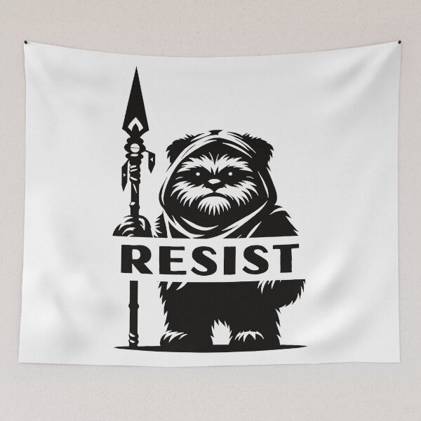 Item preview, Resist Ewok designed and sold by erinbarker.