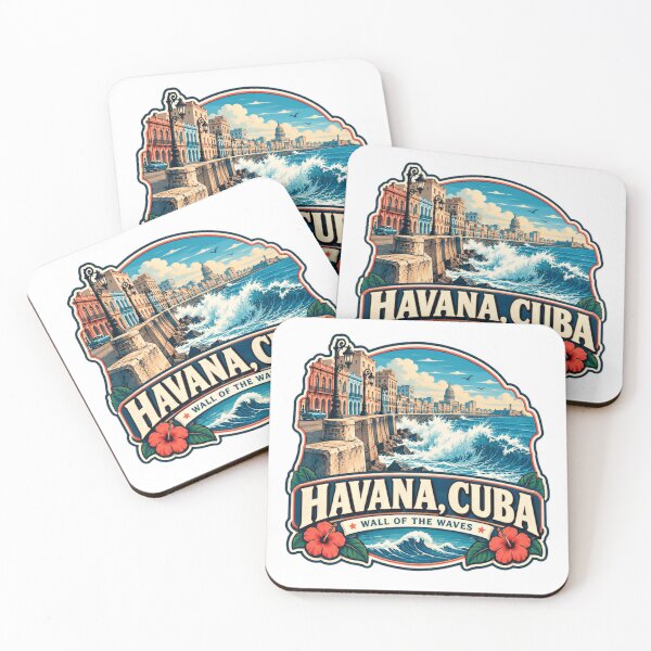 Item preview, Havana Cuba Wall Of The Waves Travel Souvenir Destination designed and sold by Star3NowForMe.