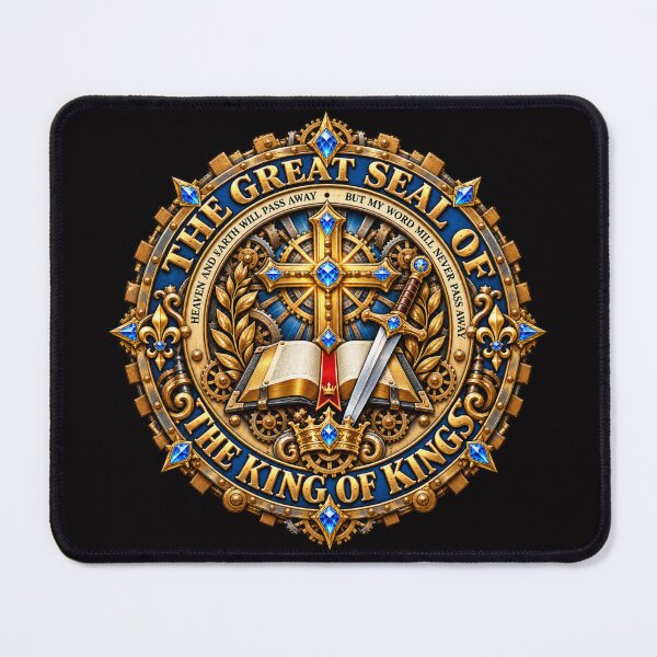 Item preview, Great Seal of The King of Kings, Christian Steampunk Style designed and sold by TheBibleStop.