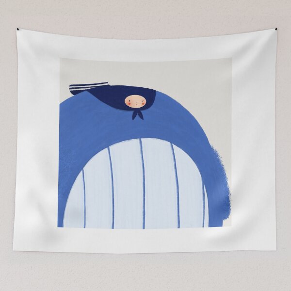 Item preview, Navy Sailor Whale designed and sold by ByVanillasky.