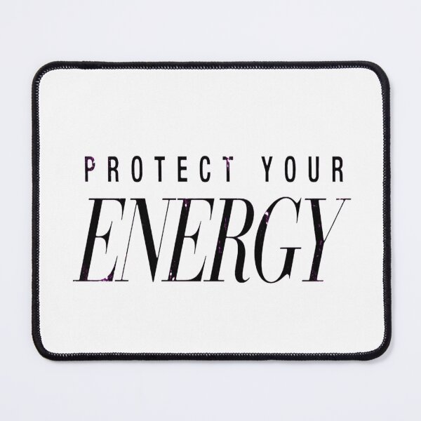 Item preview, Protect Your Energy - Bold Minimalist Wisdom Typography designed and sold by Quiet Wisdom.
