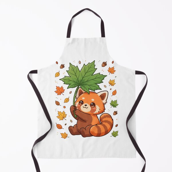 Item preview, Cute Red Panda Autumn Maple Leaf designed and sold by Avenuse style.