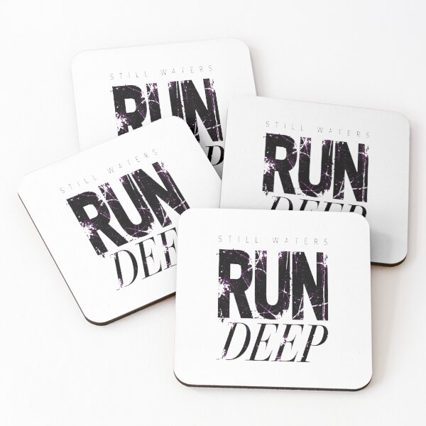 Item preview, Still Waters Run Deep - Bold Streetwear Wisdom Typography designed and sold by Quiet Wisdom.