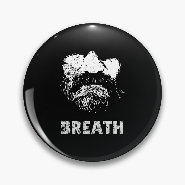 Item preview, Breath Grunge Beard Silhouette Typography Art designed and sold by mantanterindah.