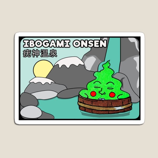 Item preview, Dimple and Ibogami Onsen Travel Destination designed and sold by TheArtsyDame.