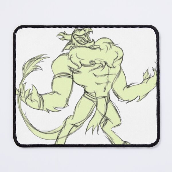 Item preview, Dynamic Hand Drawn Muscle Dragon Concept Sketch designed and sold by Huy Vo Hand-Drawn Art.