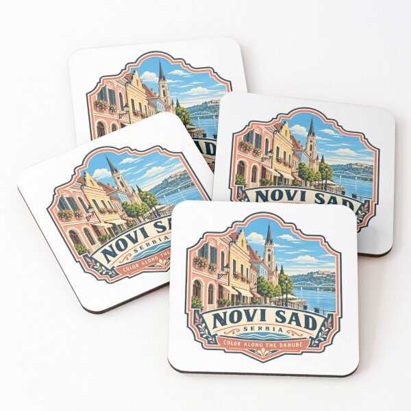 Item preview, Novi Sad Serbia Color Along The Danube Travel Destination City Pride designed and sold by Star3NowForMe.