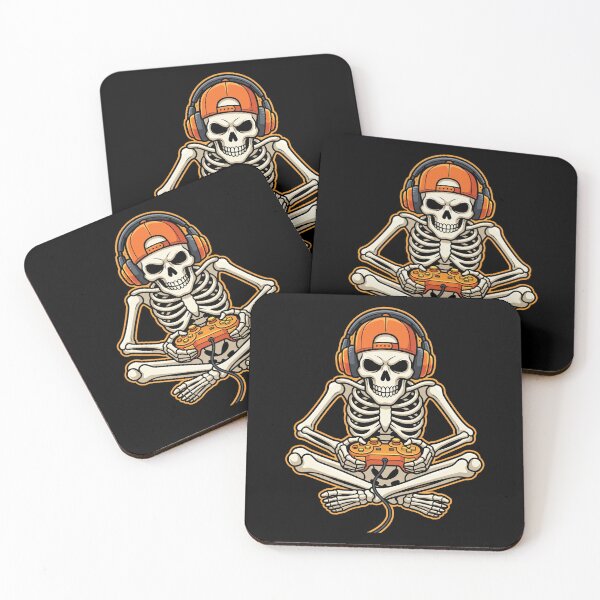 Item preview, Skeleton Gamer Video Game Player Gaming Enthusiast designed and sold by winterroseaa.