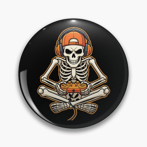 Item preview, Skeleton Gamer Video Game Player Gaming Enthusiast designed and sold by winterroseaa.