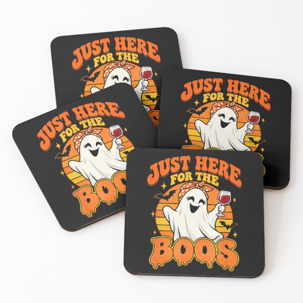 Item preview, Just Here for the Boos Halloween Ghost designed and sold by VioletNance.