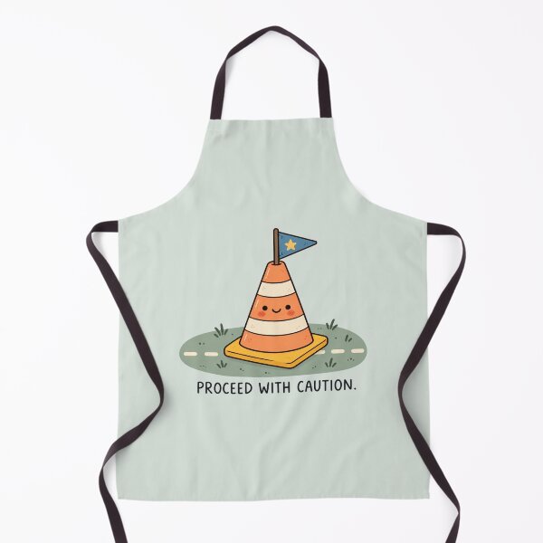 Item preview, Proceed with Caution | Cute Kawaii Traffic Cone Art designed and sold by MrDev.