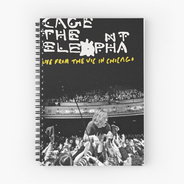 Item preview, Black and White Concert Cage the Elephant Live from the Vic in Chicago Poster designed and sold by samelgogu0.