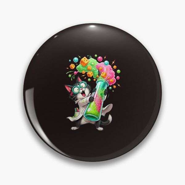 Item preview, Mad Scientist Cat Chemistry Explosive Experiment Science Teacher  designed and sold by mari-kayden.