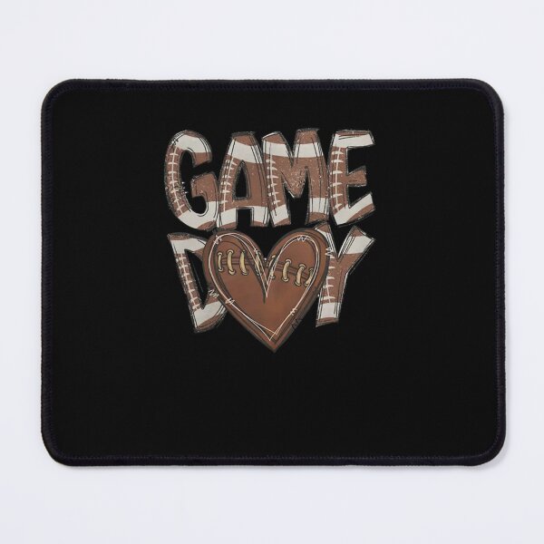 Item preview, Game Day Football Heart Pattern Sports Lover Art designed and sold by GraceMario.
