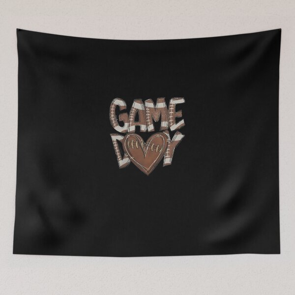 Item preview, Game Day Football Heart Pattern Sports Lover Art designed and sold by GraceMario.