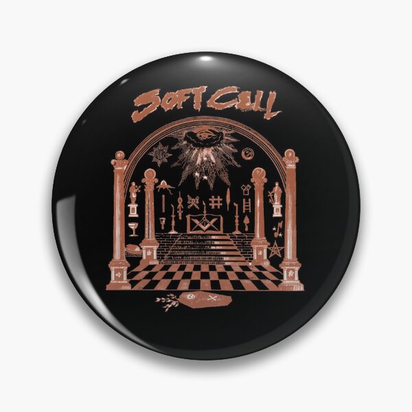 Item preview, Soft Cell Synth Pop Music Temple Symbol designed and sold by BellamyCorbin.