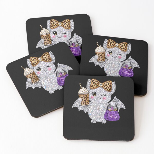 Item preview, Cute Bat Coffee And Purse Glamour Fashion Animal Lover designed and sold by winterroseaa.