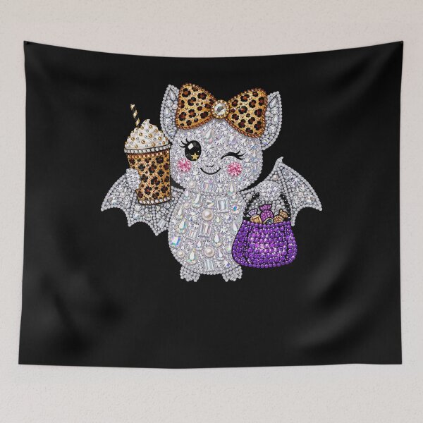 Item preview, Cute Bat Coffee And Purse Glamour Fashion Animal Lover designed and sold by winterroseaa.