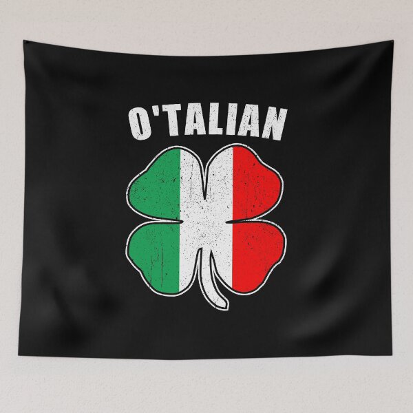 Item preview, O'talian - Shamrock Italy Flag Italian St Patricks day designed and sold by definoyurie.