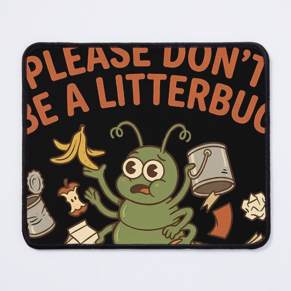 Item preview, Retro Please Don't Be a Litterbug Cartoon designed and sold by OwenFuhrman.