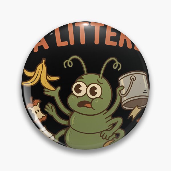 Item preview, Retro Please Don't Be a Litterbug Cartoon designed and sold by OwenFuhrman.