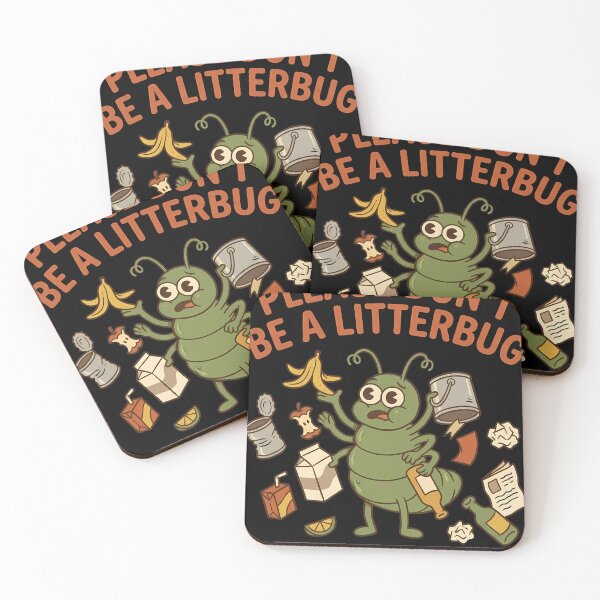Item preview, Retro Please Don't Be a Litterbug Cartoon designed and sold by OwenFuhrman.