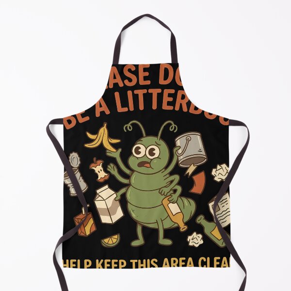 Item preview, Retro Please Don't Be a Litterbug Cartoon designed and sold by OwenFuhrman.