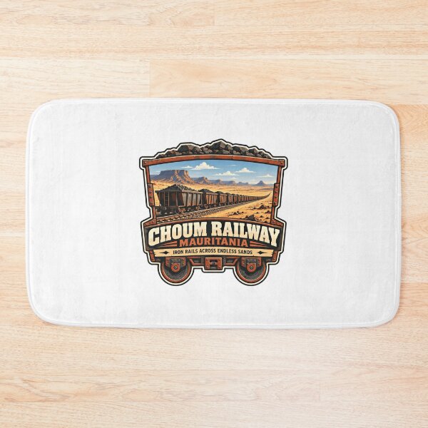 Item preview, Choum Railway Mauritania Iron Rails Across Endless Sands Train Lover Railway Enthusiast Travel designed and sold by Star3NowForMe.