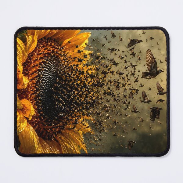 Item preview, Seasons Change | Surreal Sunflower Art Prints designed and sold by UrbanTempleArt.