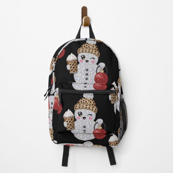 Item preview, Bling Snowman Leopard Print Christmas Holiday Winter designed and sold by winterroseaa.