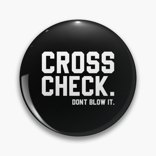 Item preview, Cross Check. Don't Blow It - Funny Flight Attendant Quote designed and sold by definoyurie.
