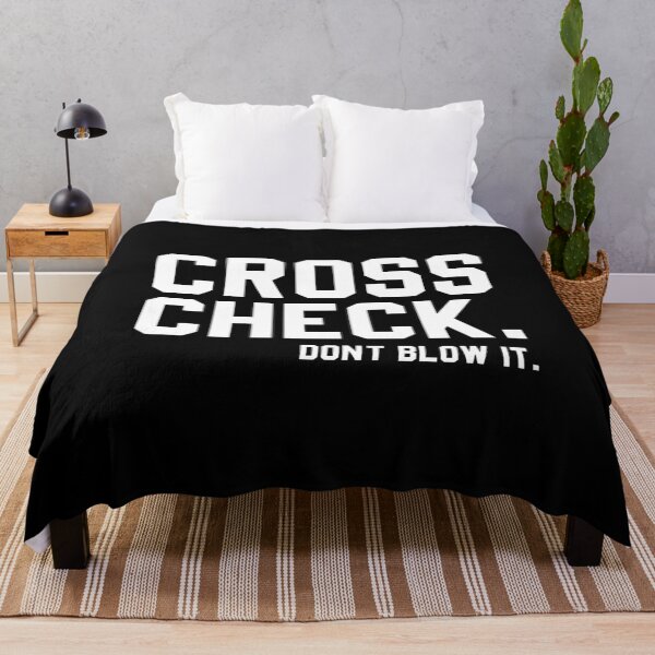 Item preview, Cross Check. Don't Blow It - Funny Flight Attendant Quote designed and sold by definoyurie.