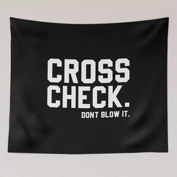 Item preview, Cross Check. Don't Blow It - Funny Flight Attendant Quote designed and sold by definoyurie.