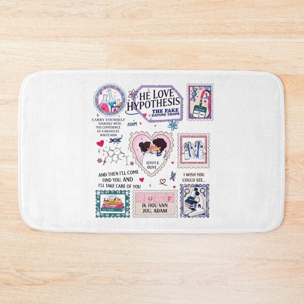 Item preview, The Love Hypothesis stamps vintage  designed and sold by vdzooart.