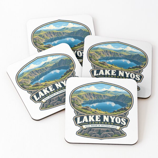 Item preview, Lake Nyos Cameroon Still Water In Volcanic Hills African Travel Geology Landmark designed and sold by Star3NowForMe.