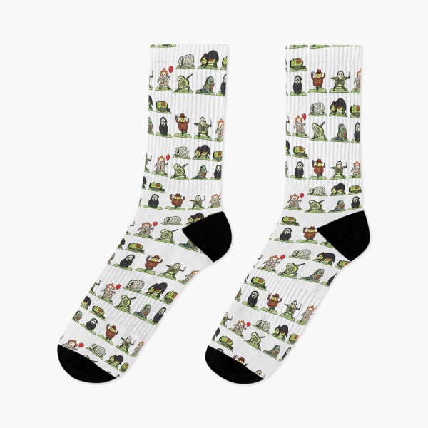Item preview, Horror Movie Avocado Yoga Poses Halloween Spooky Fitness Humor designed and sold by winterroseaa.