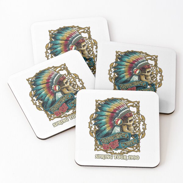 Item preview, Spring Tour 1990 Feather Skull Design designed and sold by IowanOutfitter.