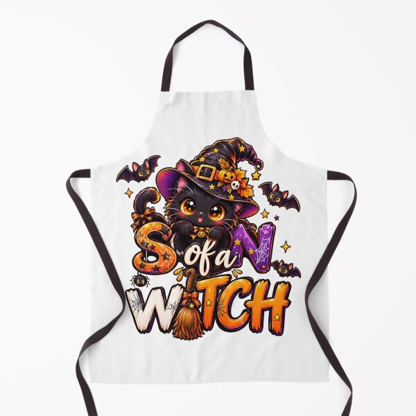 Item preview, Witchy Halloween Pumpkin Bats and Magic cat designed and sold by QuiteOrbit.