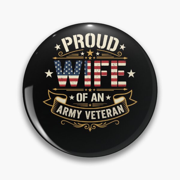 Item preview, Proud Wife Of An Army Veteran Military Spouse Patriotism designed and sold by winterroseaa.